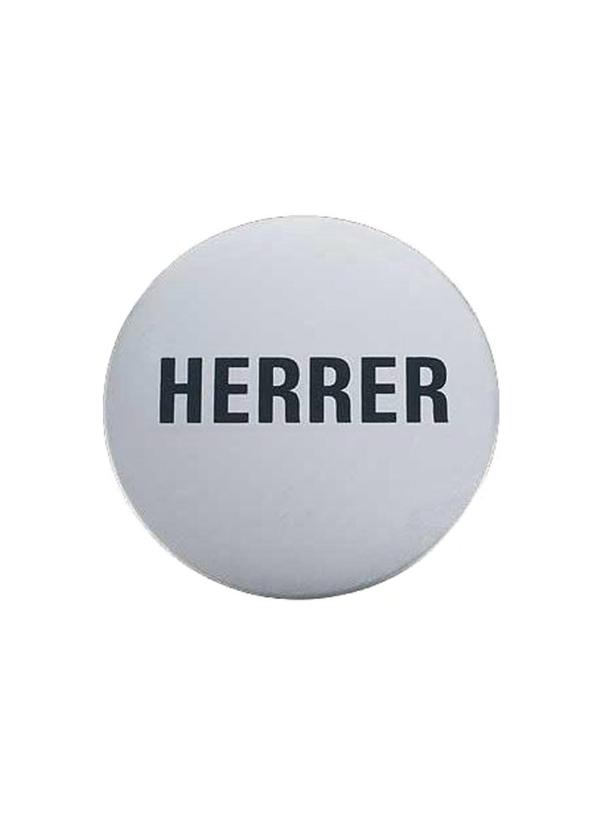 Skilt med 'HERRER' skrift