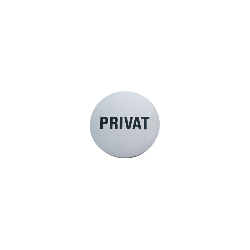 Skilt PRIVAT