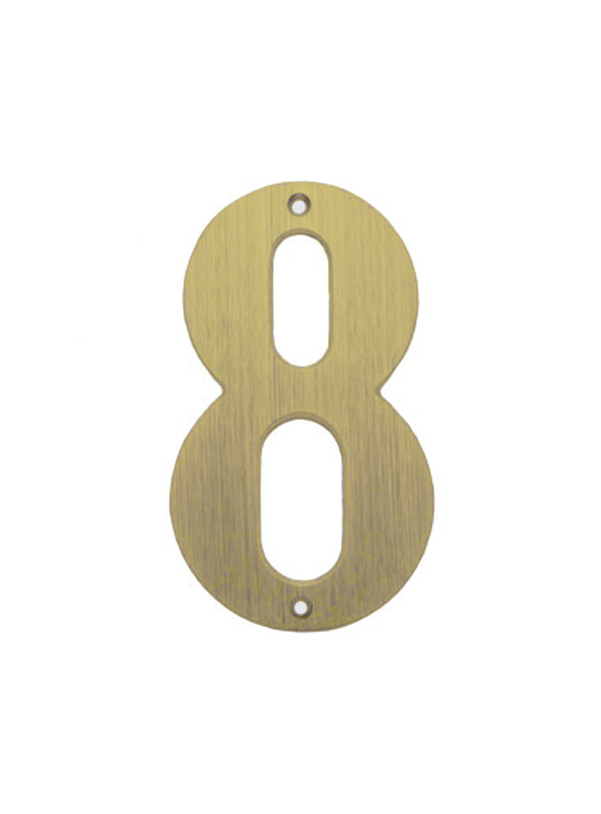 House number 0-9 140 mm.