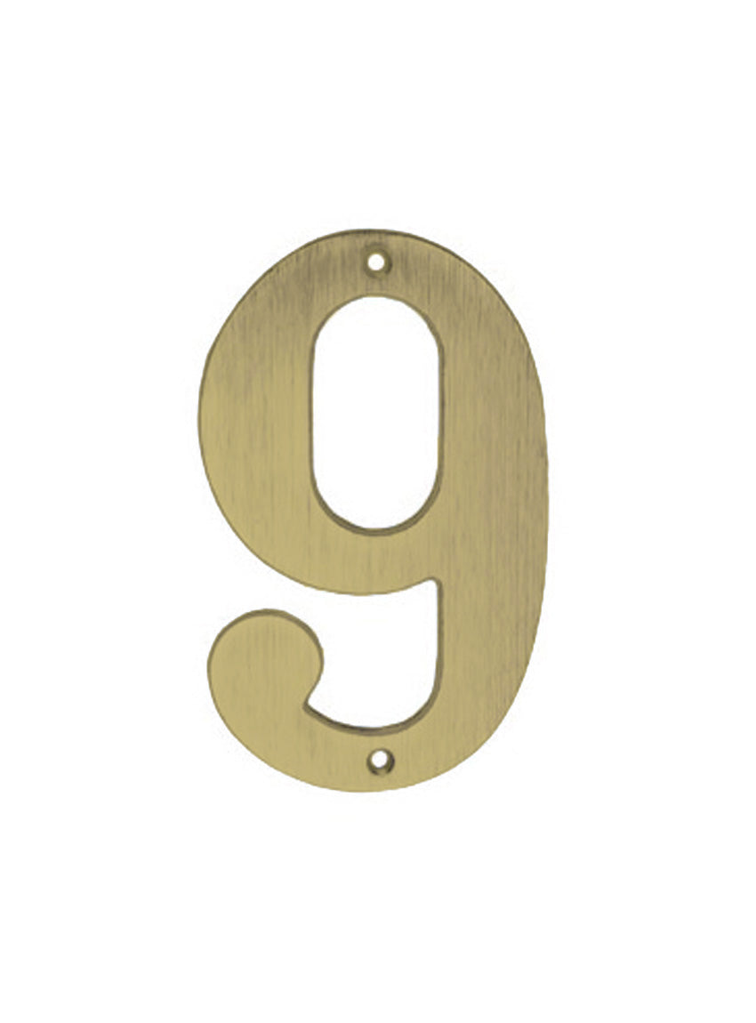 House number 0-9 140 mm.