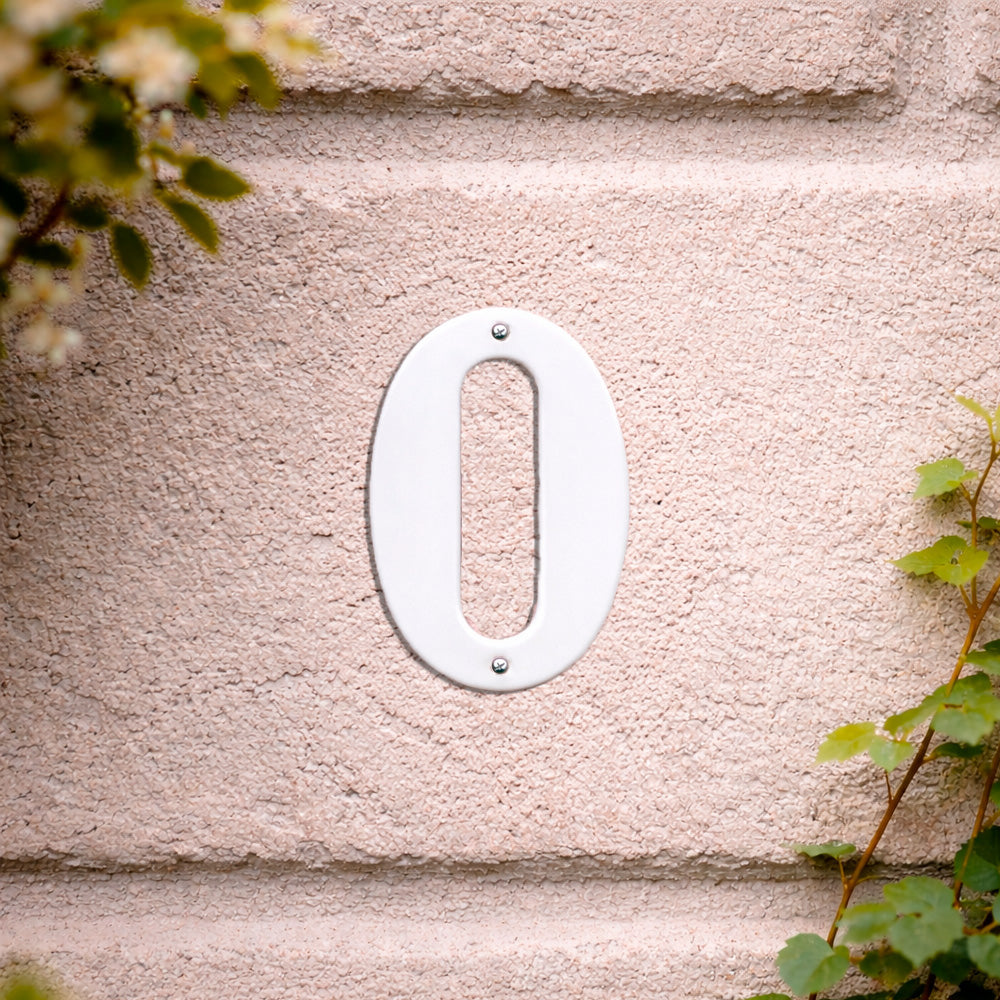 House number 0-9 140 mm.