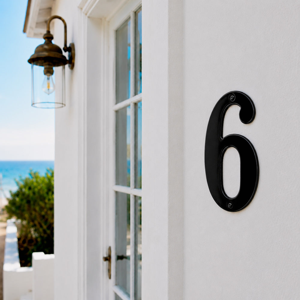 House number 0-9 140 mm.
