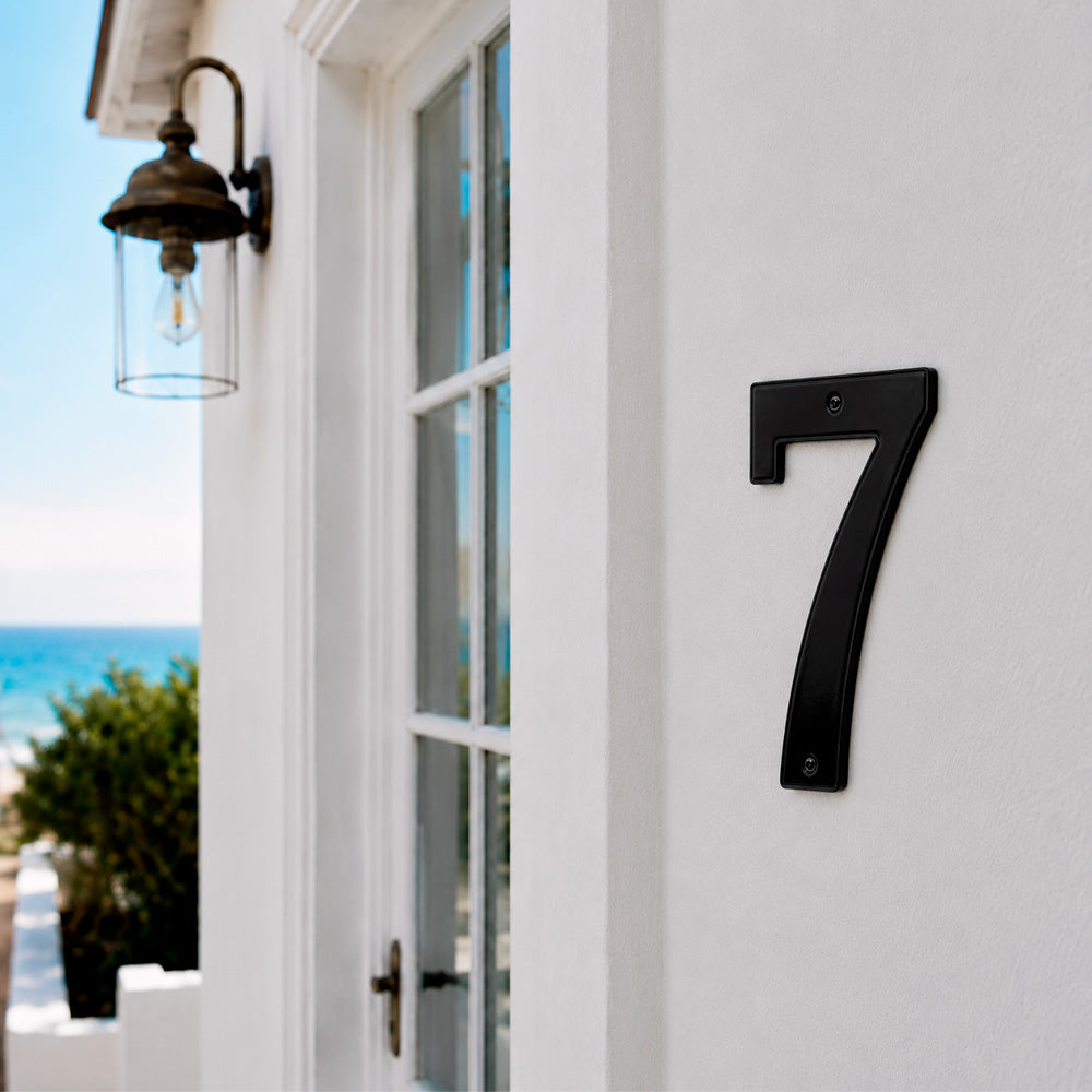 House number 0-9 140 mm.