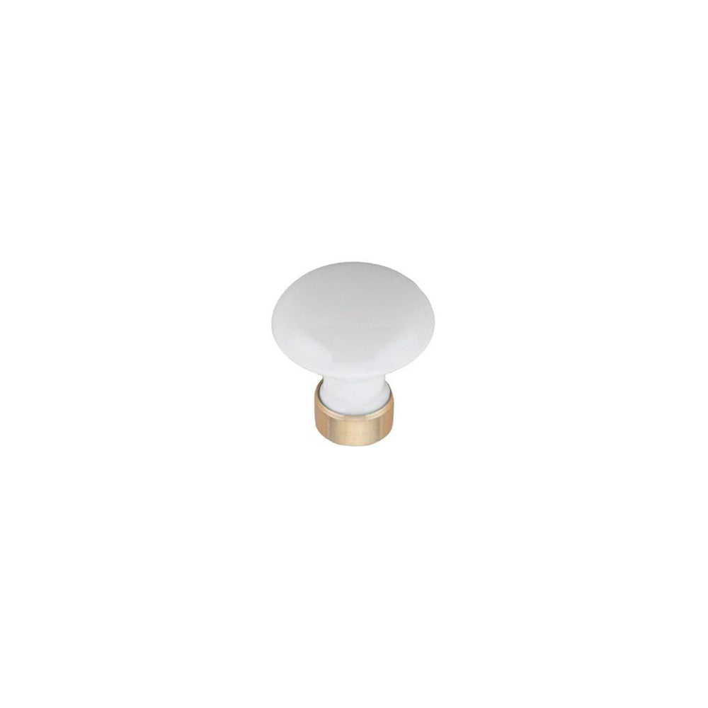 Furniture knob Kaoline Limoges France in porcelain