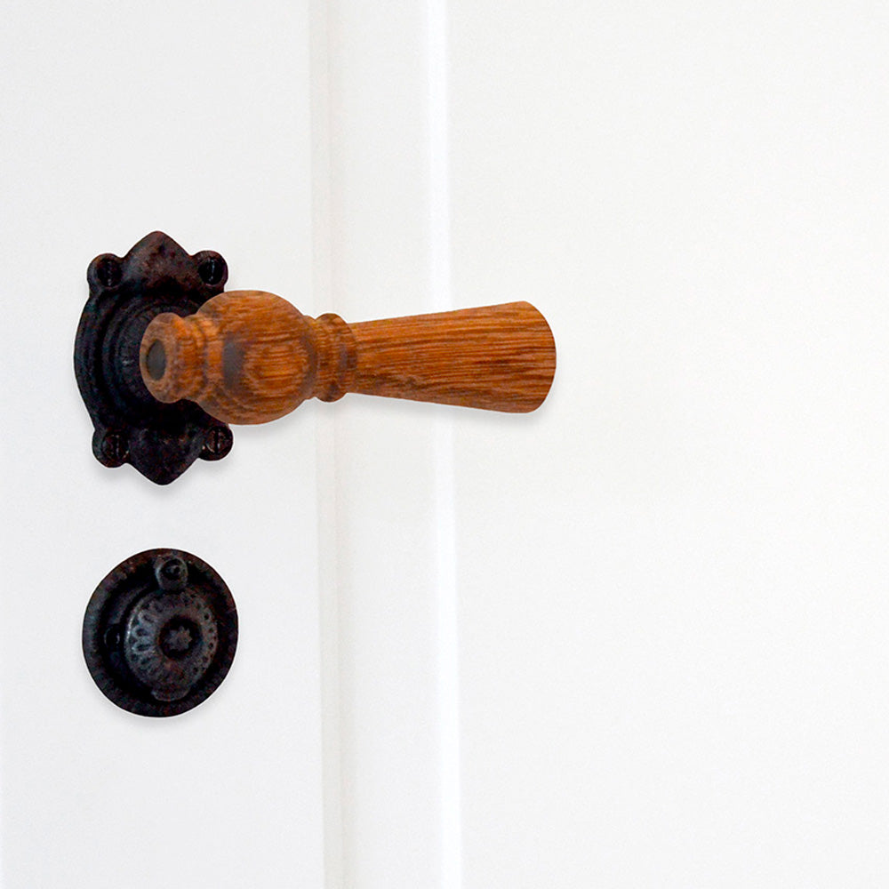 Østerbro door handle in mahogany