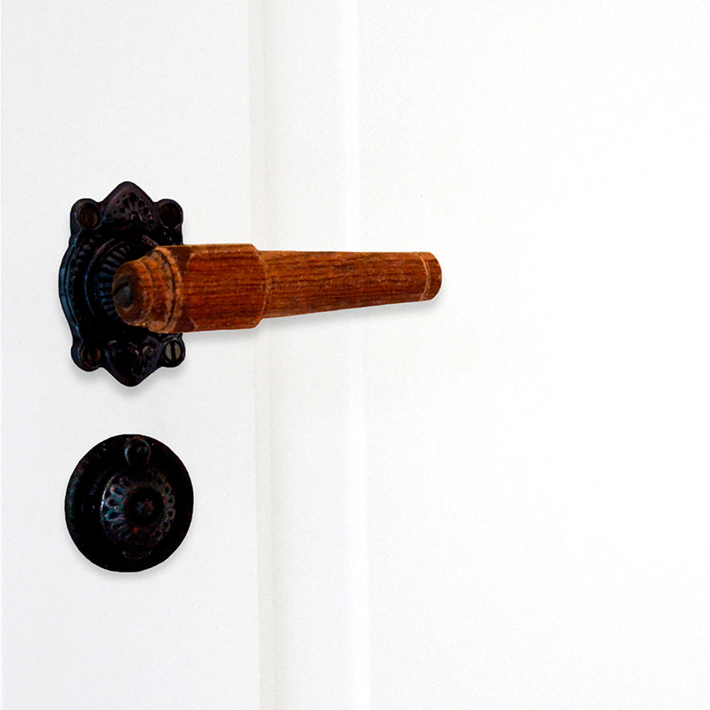 Svanemølle dørhåndtag i mahogni