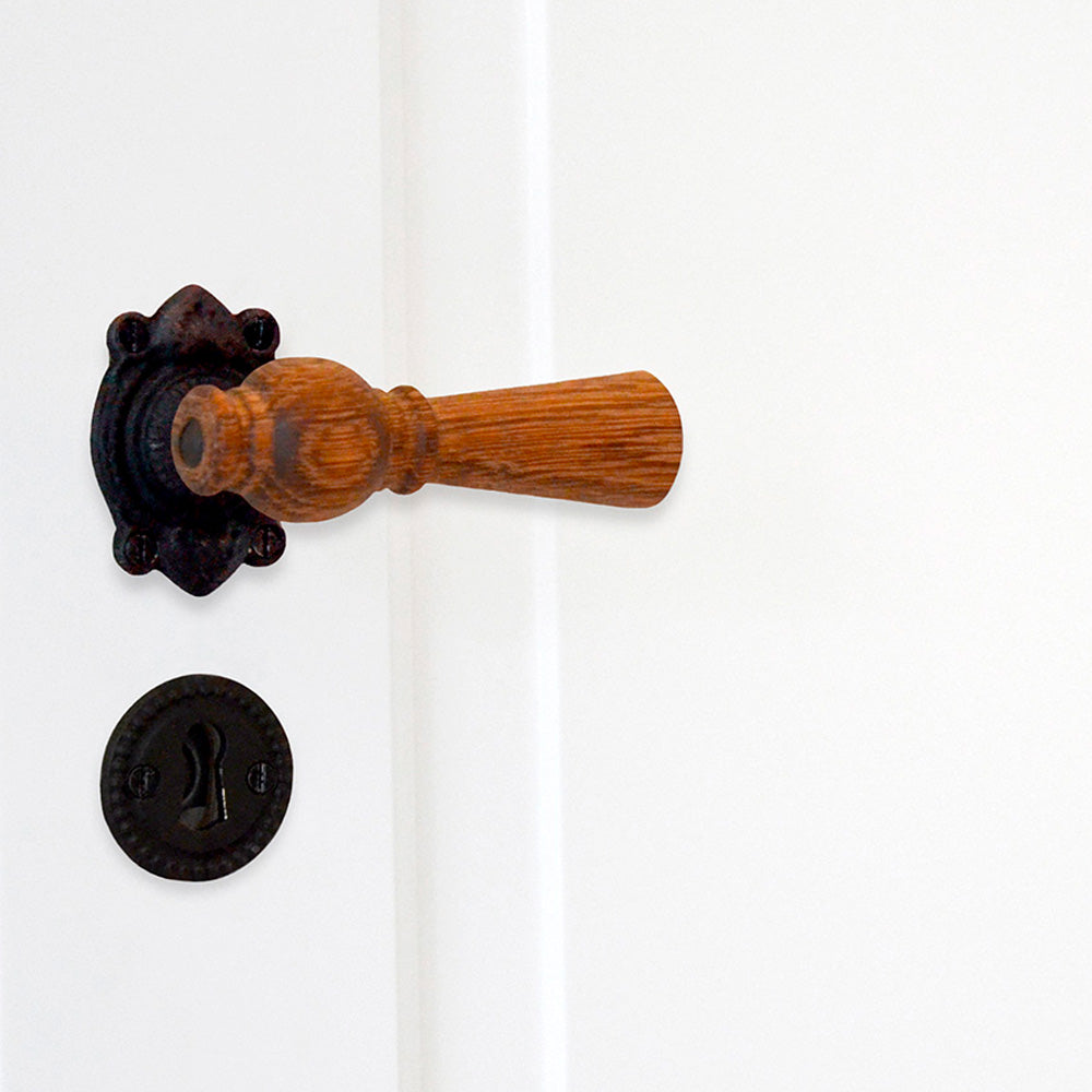 Østerbro door handle in mahogany