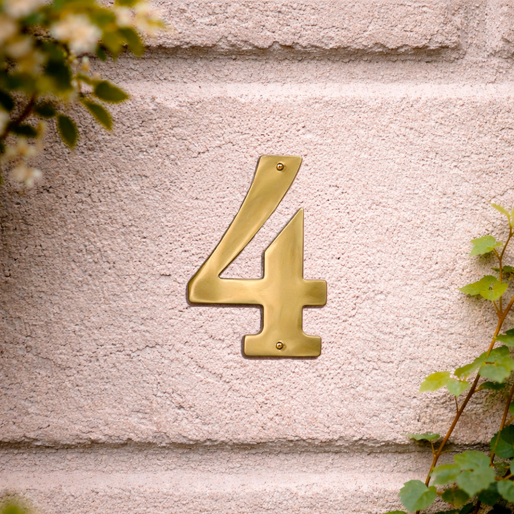 House number 0-9 140 mm.