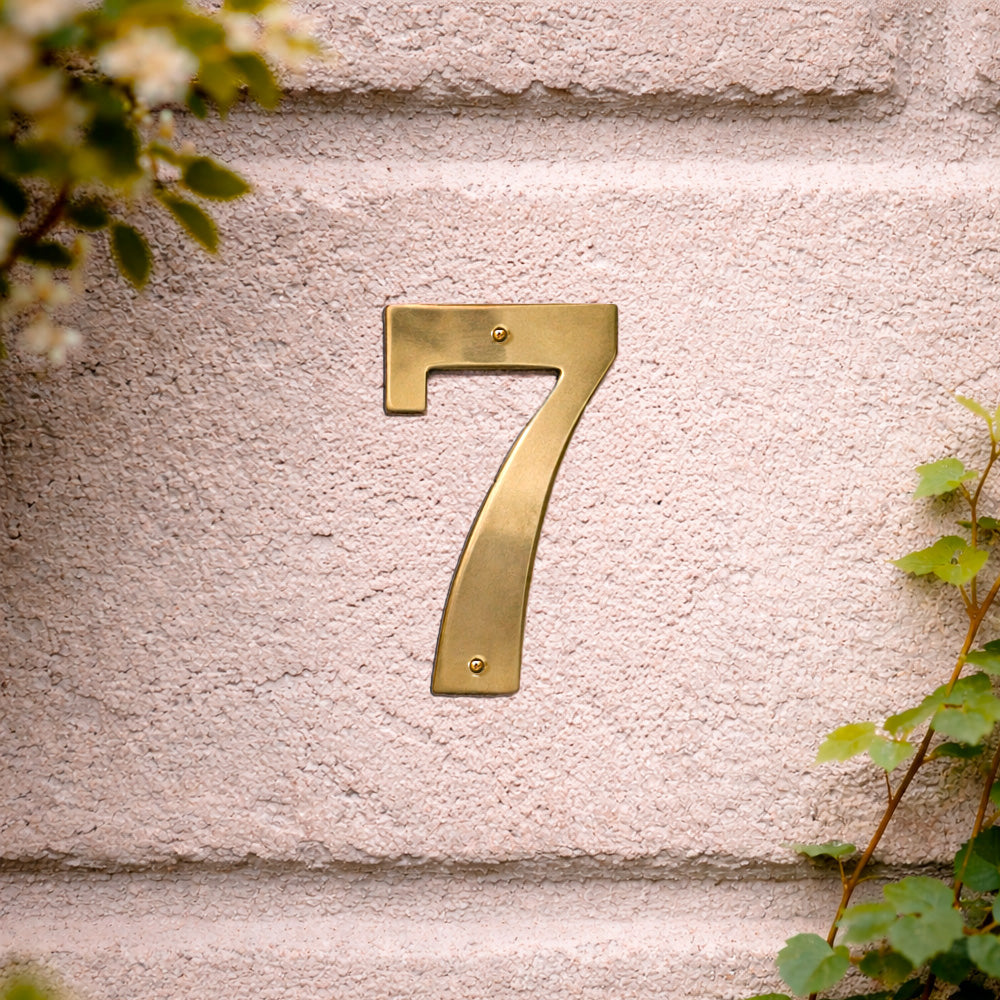 House number 0-9 140 mm.