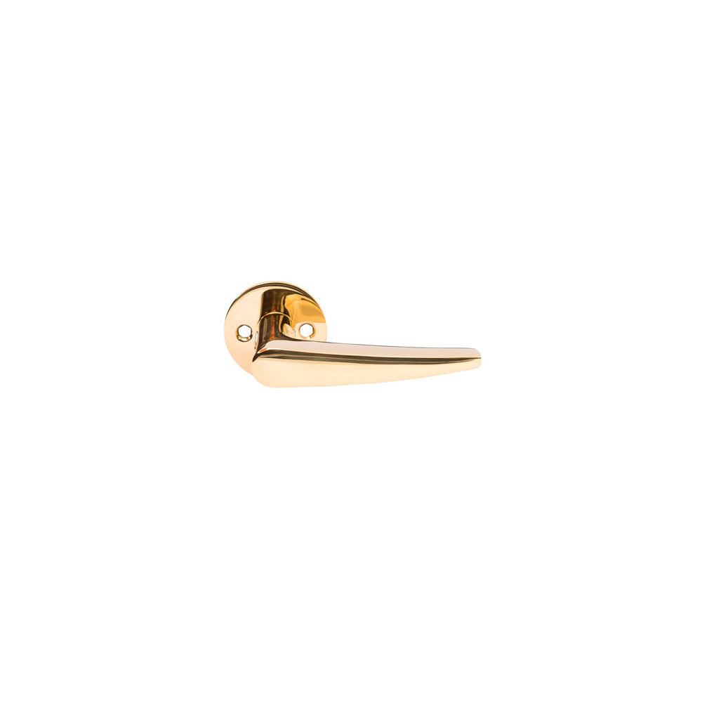 Annelise Bjørner door handle shiny brass