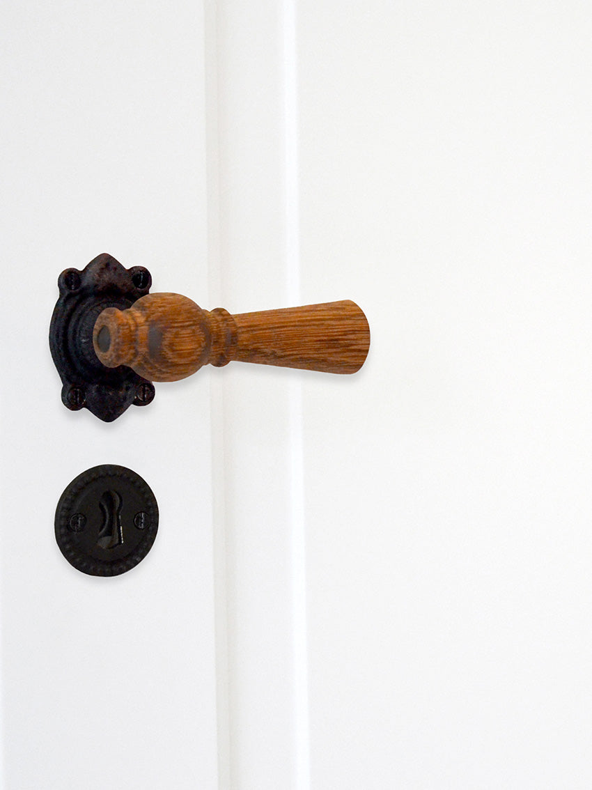 Østerbro dørhåndtag i sort bøg