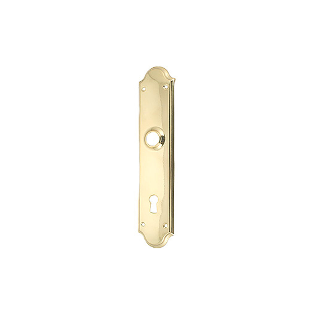 Langskilte L53 GN messing med lak