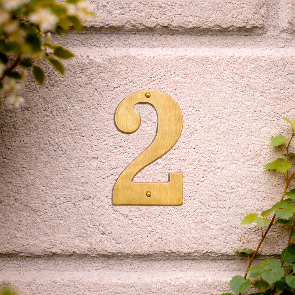 House number 0-9 140 mm.