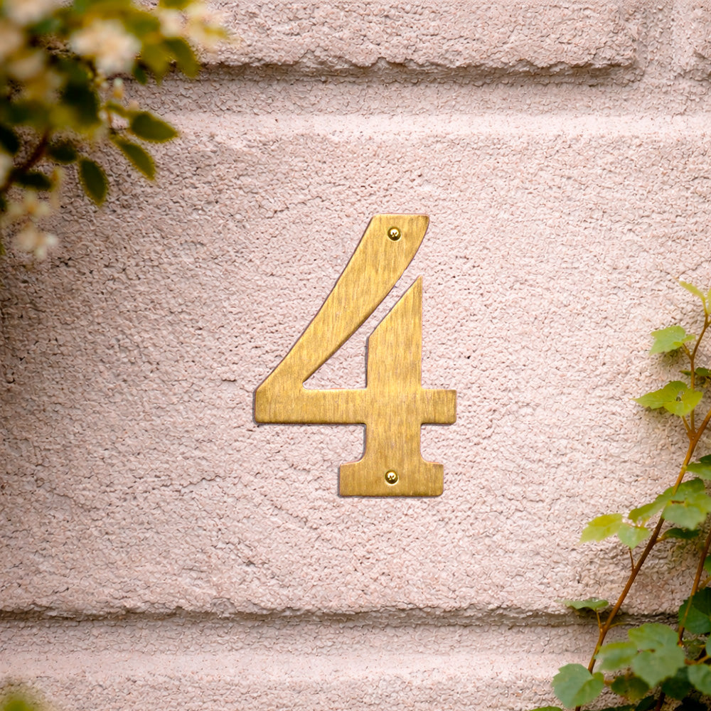 House number 0-9 140 mm.