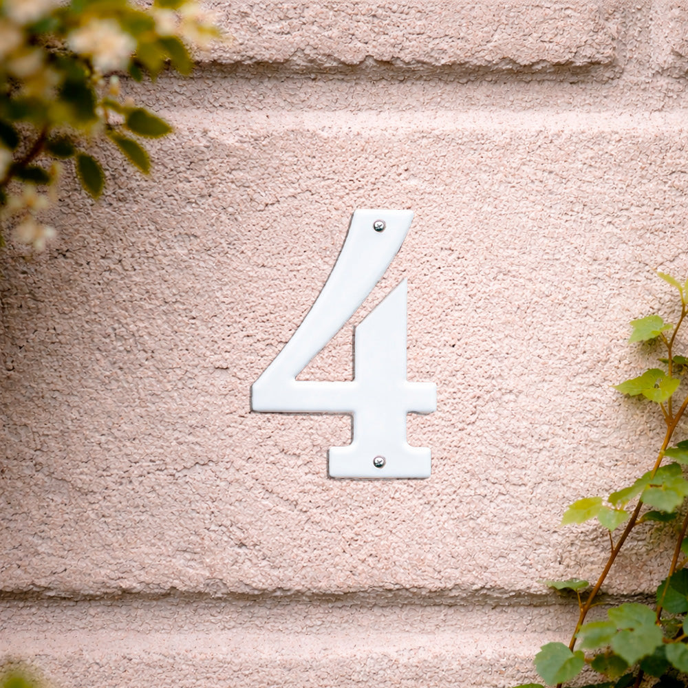 House number 0-9 140 mm.