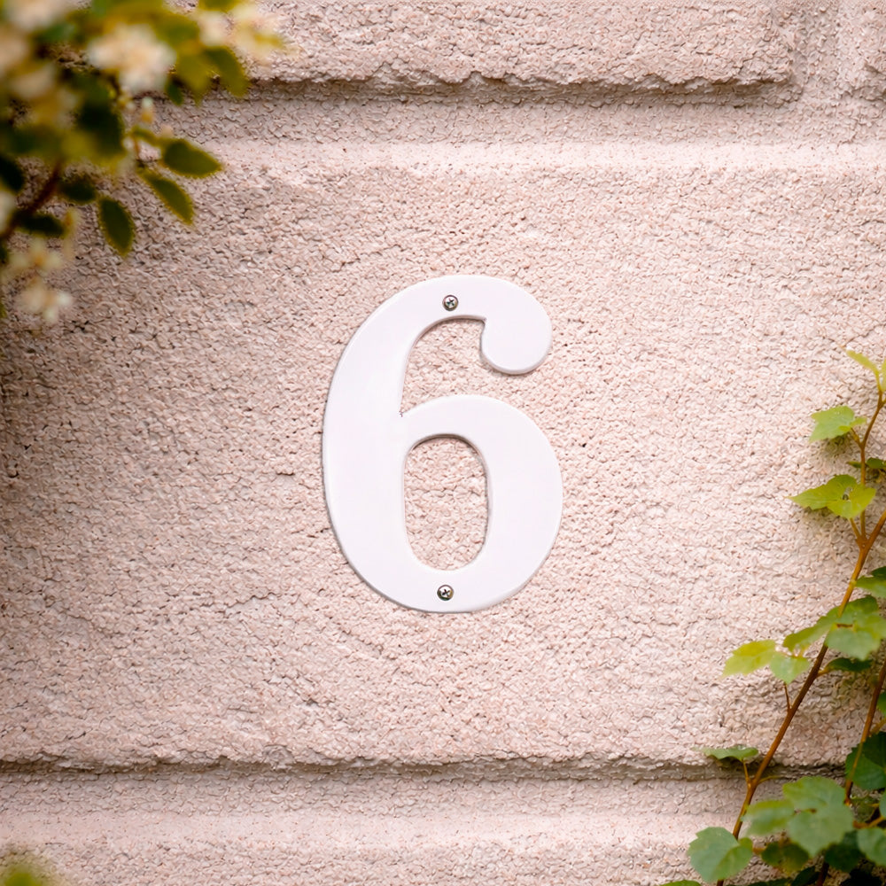 House number 0-9 140 mm.