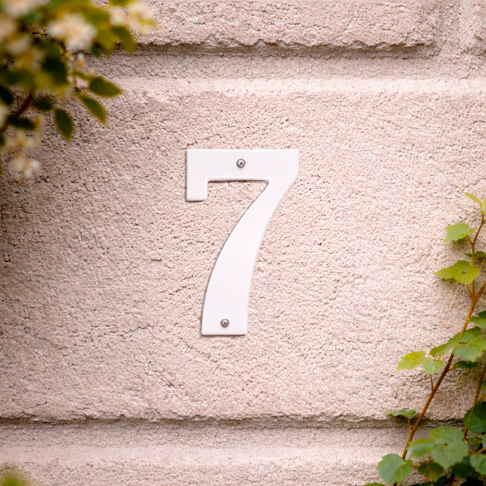 House number 0-9 140 mm.