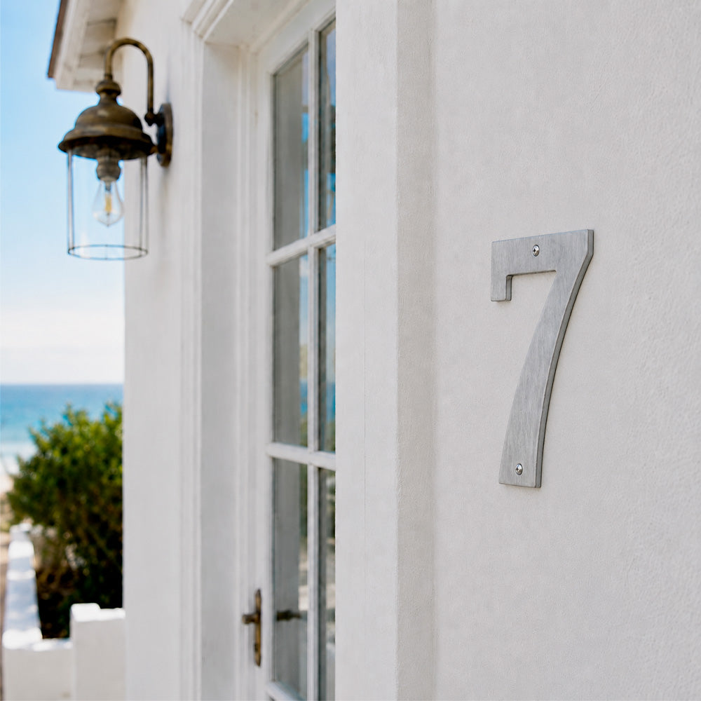 House number 0-9 140 mm.