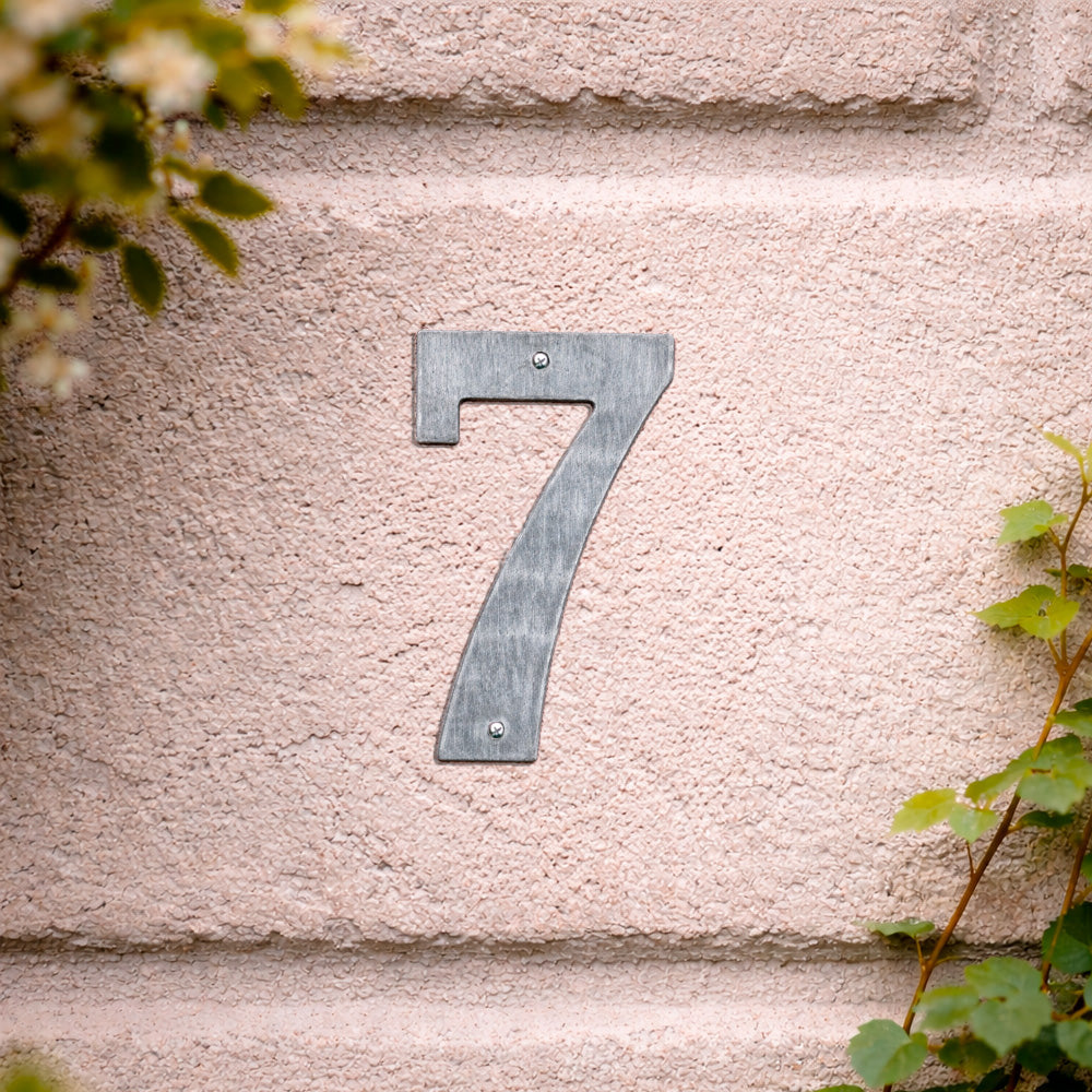 House number 0-9 140 mm.