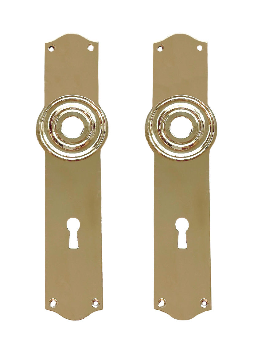Long plates L41 GN brass