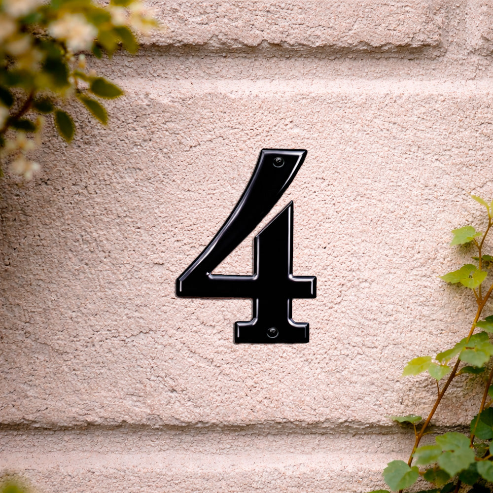 House number 0-9 140 mm.