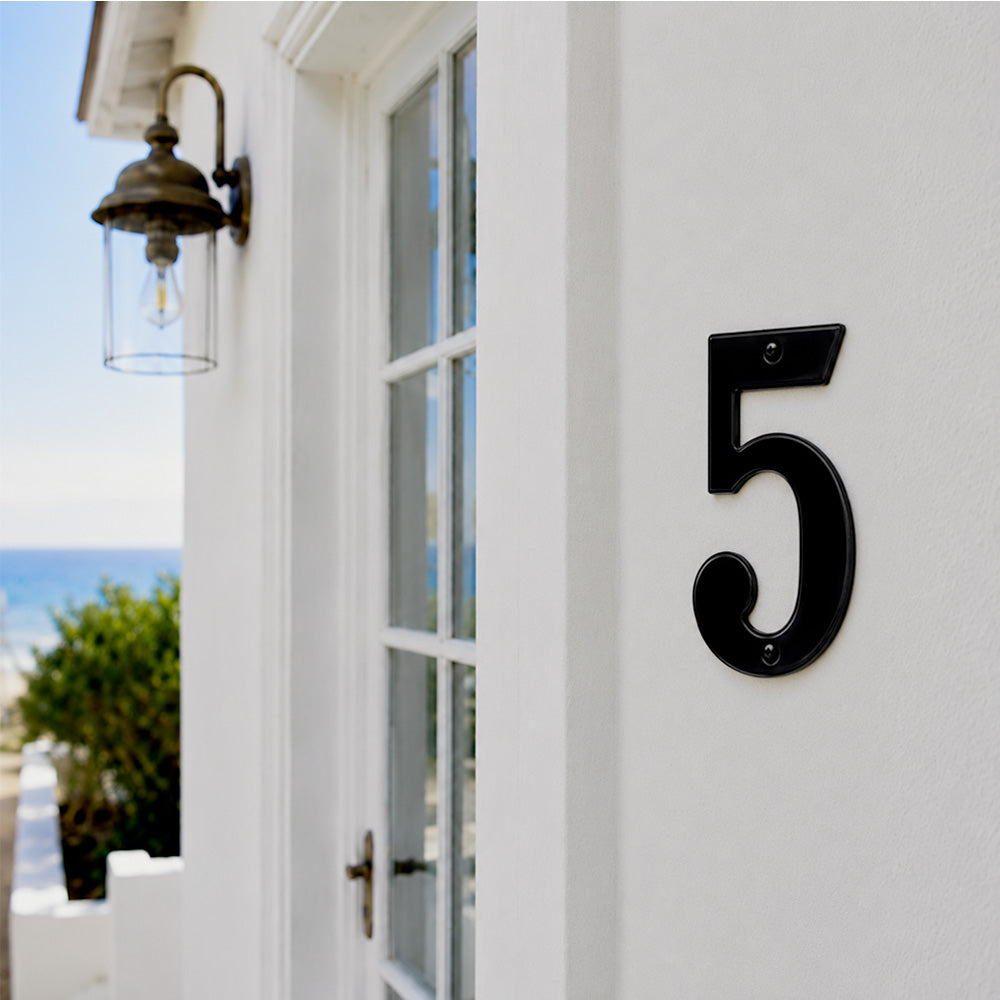 House number 0-9 140 mm.