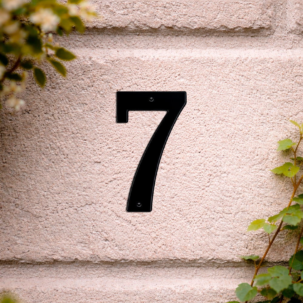 House number 0-9 140 mm.