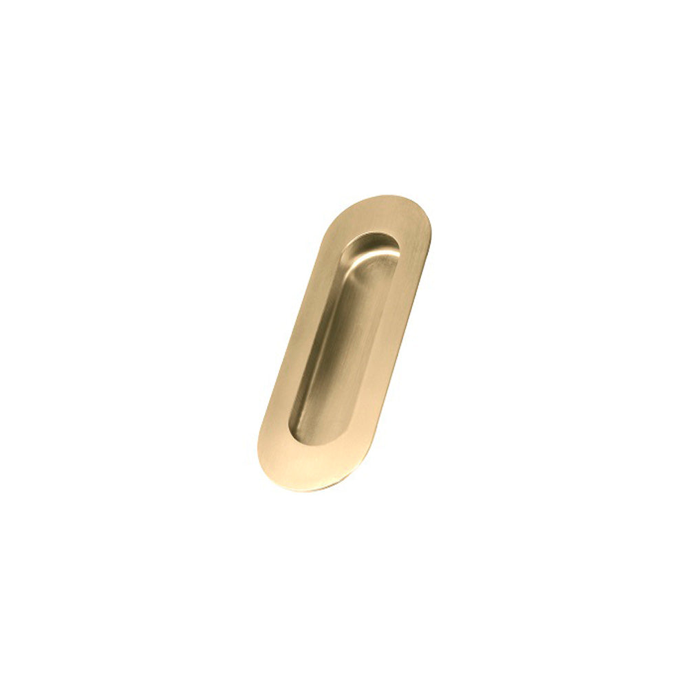 Skydedørsskål 2203 oval rustfrit stål