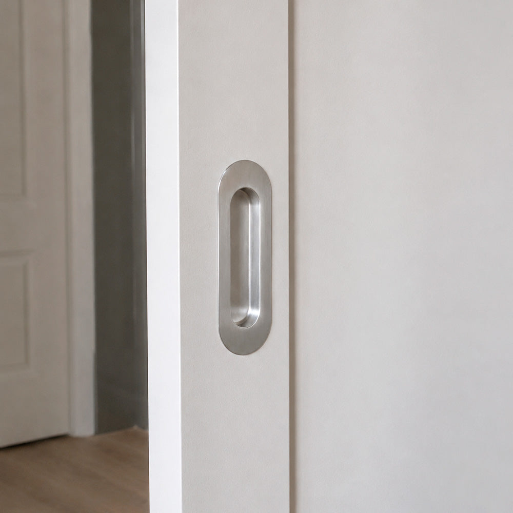 Sliding door bowl 2203 oval stainless steel