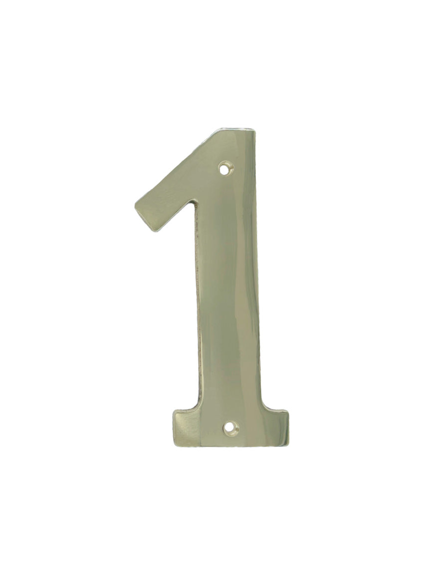 House number 0-9 140 mm.