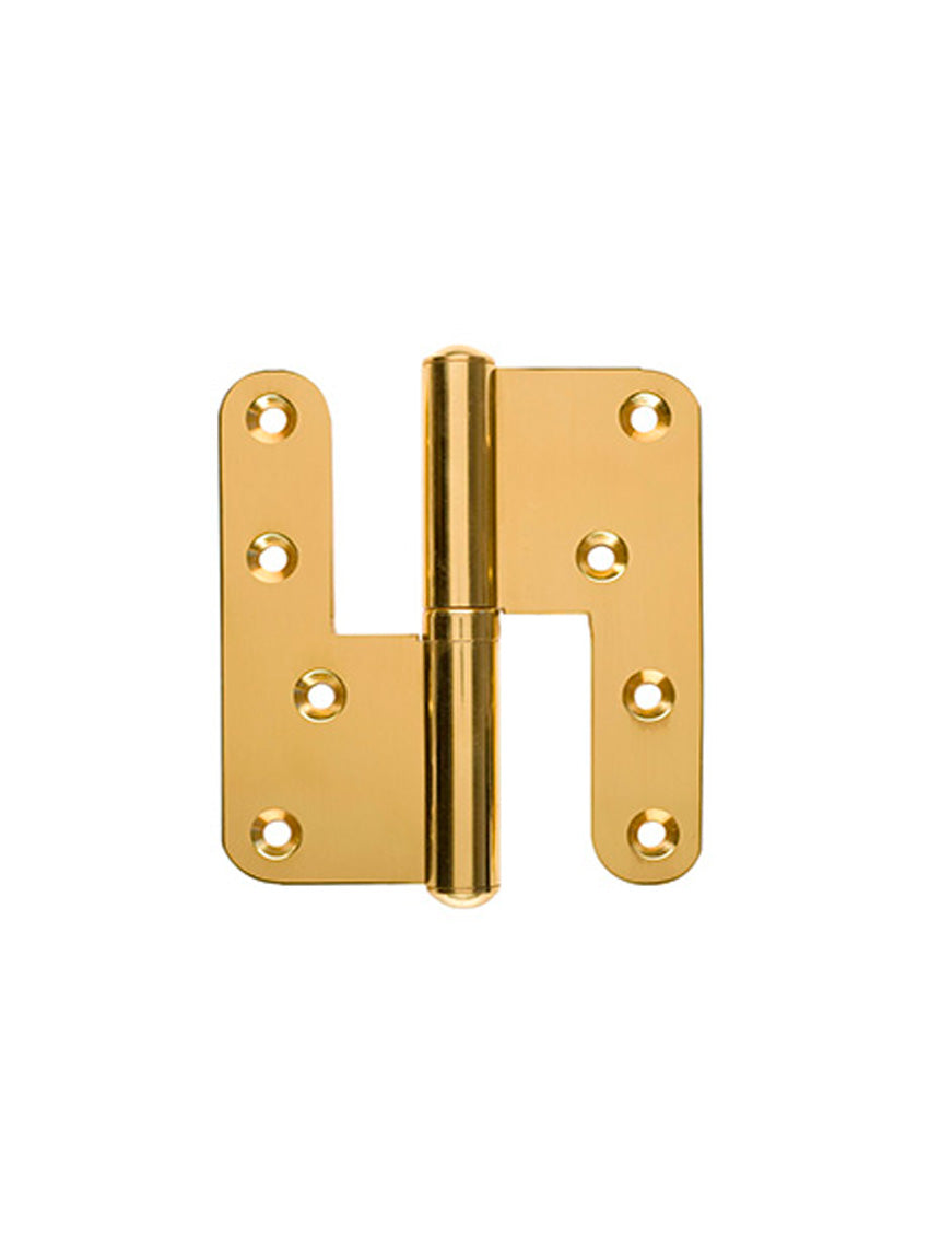 375 Corner Strap w/ Two Holes - Polished Brass - Cabinet & Furniture  Components - Designs of Distinction