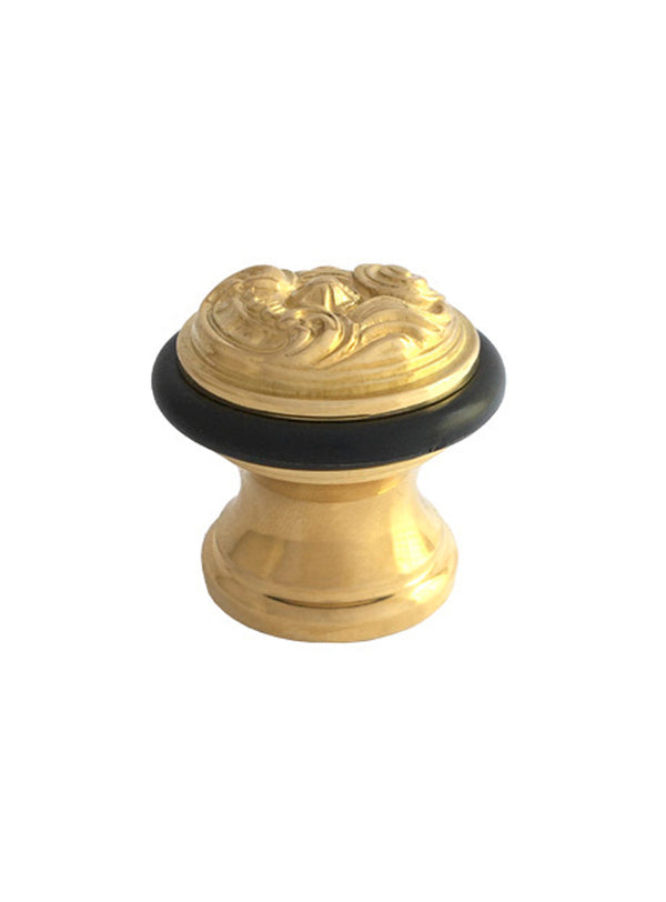 Door stop Fiore - 5220 in polished brass