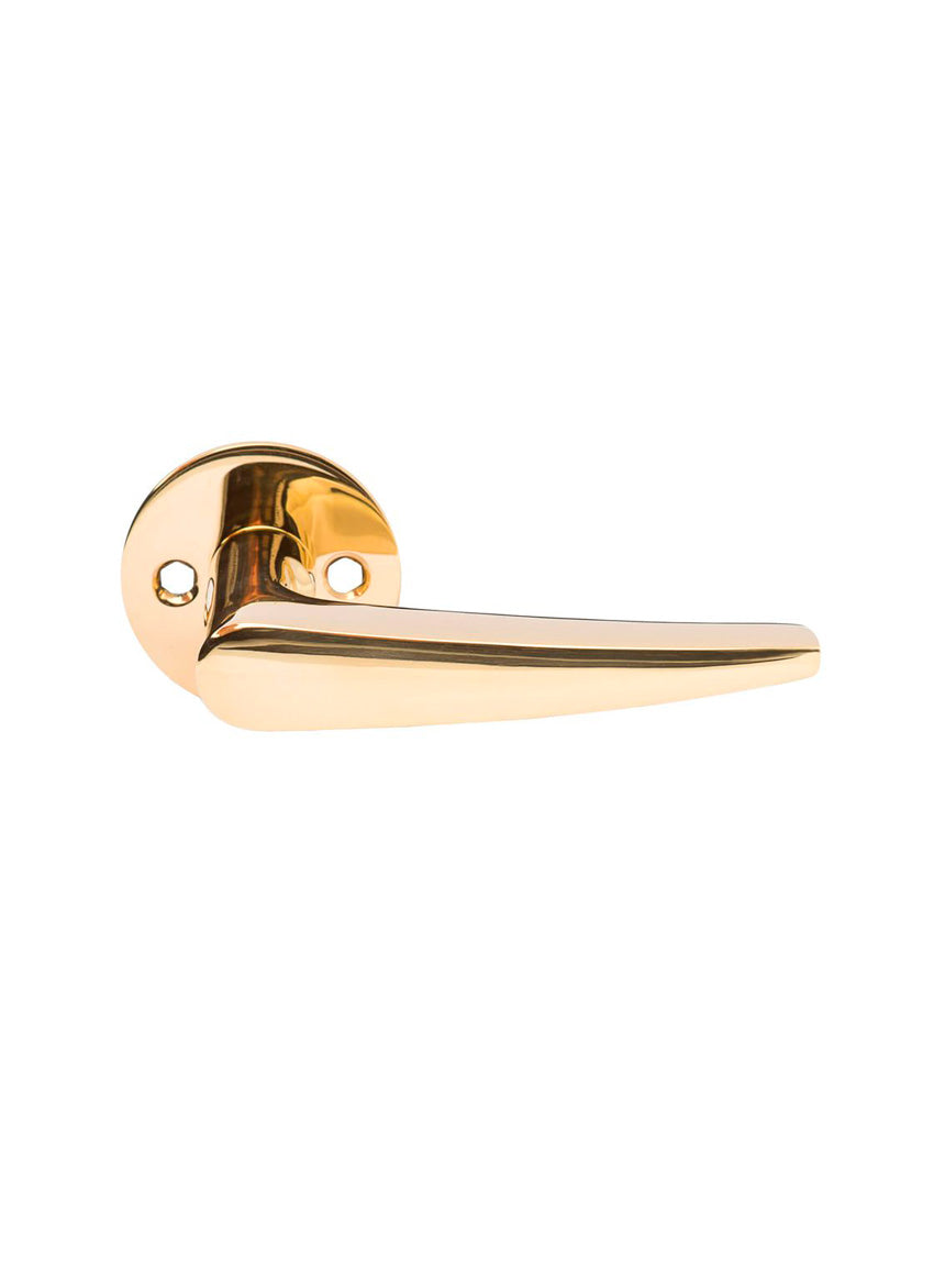Annelise Bjørner door handle shiny brass
